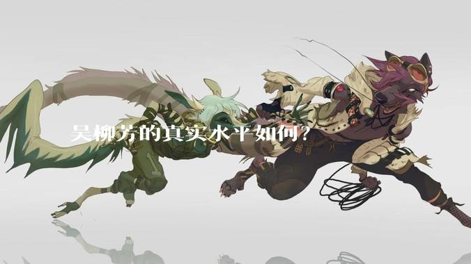 吴柳芳的真实水平如何？